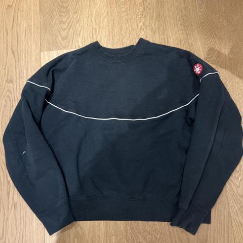 Cavempt / Black crewneck sweatshirt / size small / box fit / heavyweight sweat