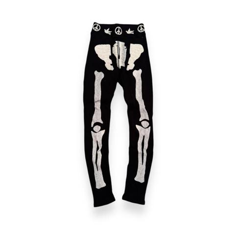 kapital skeleton thermal leggings sz