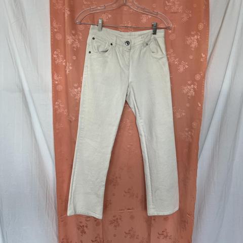 brunello cucinelli cream slim denim
