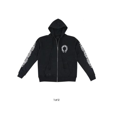chrome hearts horseshoe floral cross sleeve