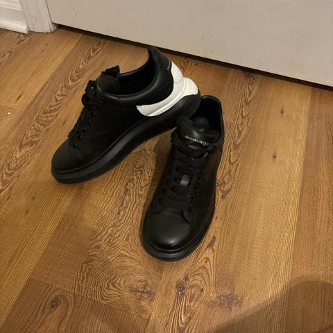 alexander mcqueen oversized sneaker blackwhite