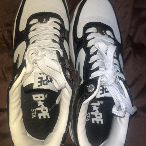 bape mens sneakers size 8