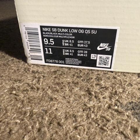 supreme rammellzee nike sb dunk