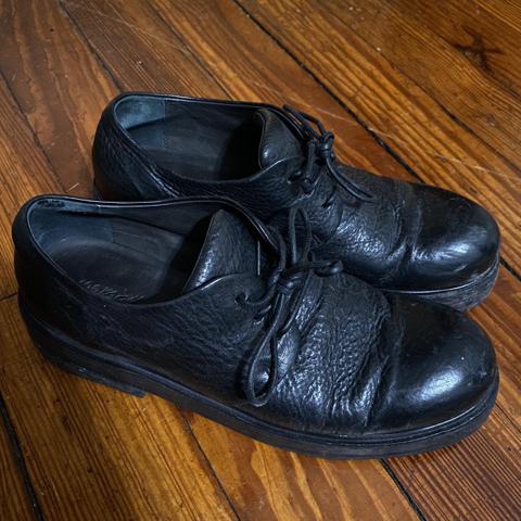 Marsèll Zuccolona Derby Shoes
My preloved babe🥺💕
Very good condition and excellent quality
Original $517
Women size 8.5 Fit perfectly 
#marsell #derby #derbyshoes #oxfordshoes