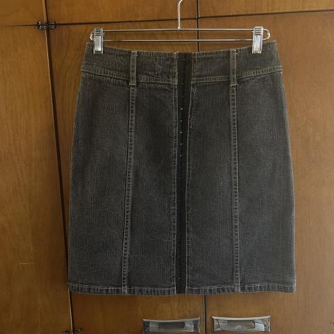 vintage charcoal grey black denim