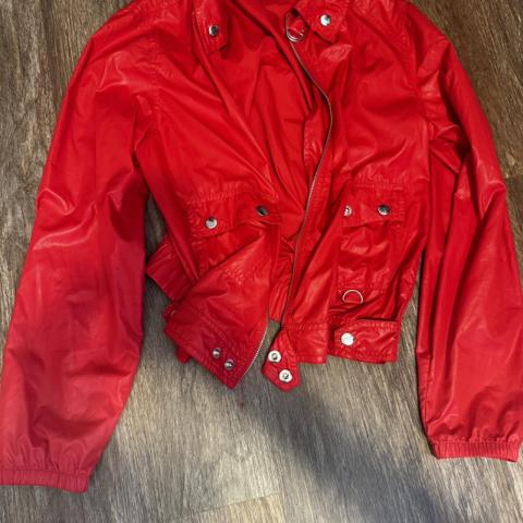 Proenza Schouler red windbreaker jacket  - target / designer collab. Small hole in shoulder (see picture.) Size M #luxury #designer #jacket