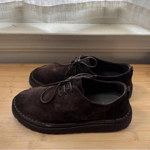 Marsell Brown suede leather lace-up oxfords #oxfords #suede
Marsell Gomme Sanscripa Derbies

New worn once.