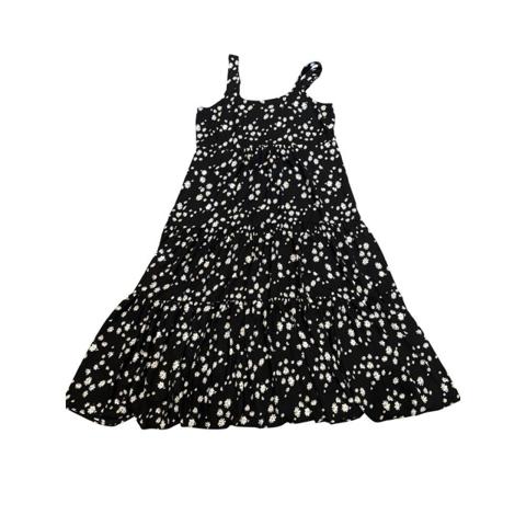 Linda Anderson Black Daisy Floral Tiered Maxi Dress Large Smocked Back Boho

Linda Anderson tiered maxi dress showcases a charming white and yellow daisy floral print against a classic black background. Designed with a flattering square neckline and adjustable wide straps for a custom fit, this sleeveless piece includes a smocked back panel to ensure comfort and ease of movement. The flowy, multi-tiered skirt adds a bohemian touch, while the smooth interior lining provides a polished finish. Perfect for sun-drenched days or casual garden gatherings.

Measurements:
• Pit to Pit: 19" (38" doubled)
• Length: 44" from shoulder to hem

#Festival #Feminine #Boho