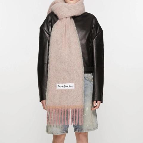 acne studios wool mohair scarf