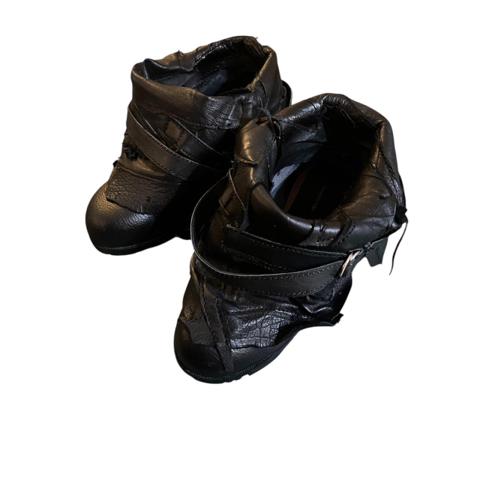 yasuyuki ishii leather combat boots