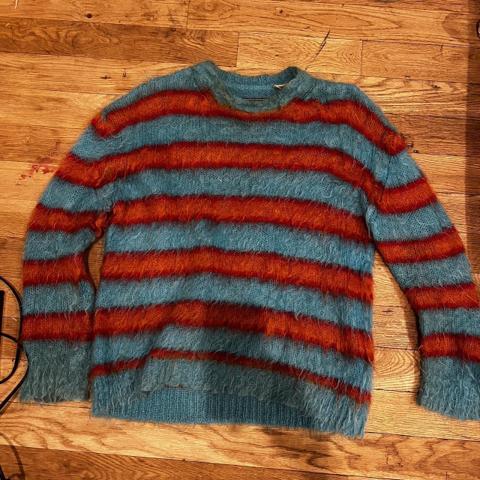 marni mohair crew neck sweater