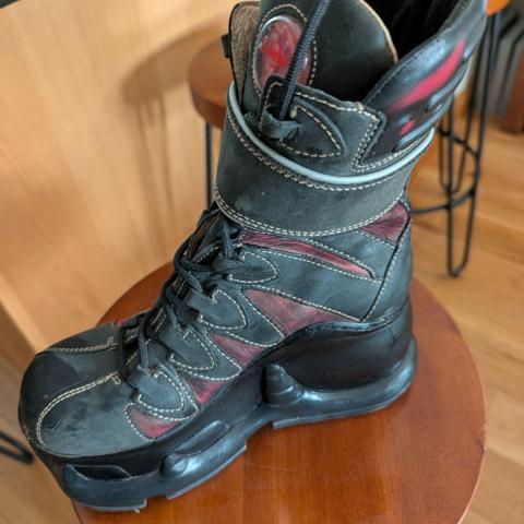 Vintage 1990s Swear London Rave platform boots. Size 39