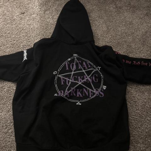 vetements total fucking darkness zip