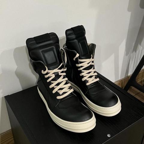 rick owens geobasket sneakers