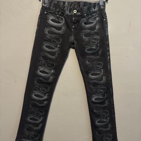hysteric glamour snake denim size