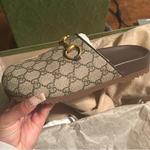 gucci horsebit slides