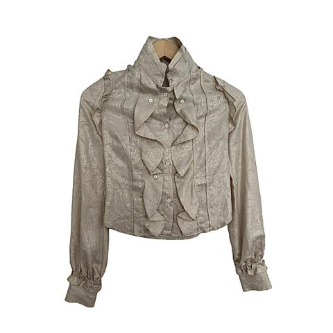 alice auaa corset silk blouse