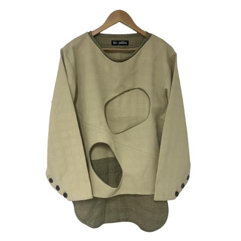 biopolitics cutout sweater one sz