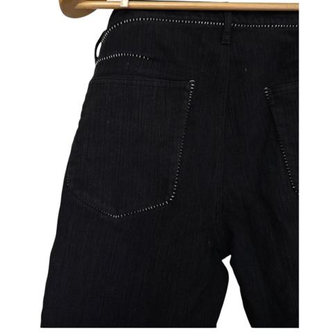 Dystopia "Dead End" Style Denim (White Overlock Stitching)

Masterfully constructed avant-garde denim inspired by the legendary Carol Christian Poell (CCP) Dead End silhouette. This piece features aggressive, structural construction and unique sculptural details.

Iconic "Dead End" aesthetic featuring  prominent, high-contrast white overlock stitching throughout.

Heavy-duty 3D ridge cotton denim with a stiff, structured hand-feel that stacks and breaks in uniquely over time.

Size: Tagged 54 - Fits like a Medium 

Good condition

A must-have for those chasing the dark, sculptural, and industrial silhouettes popularized by the masters of avant-garde tailoring.


#carolchristianpoell #ccp #avantgarde #darkwear #streetwear 
gothninja industrial mensfashion