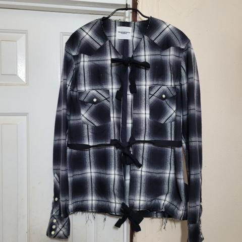 aw17 western military kimono over