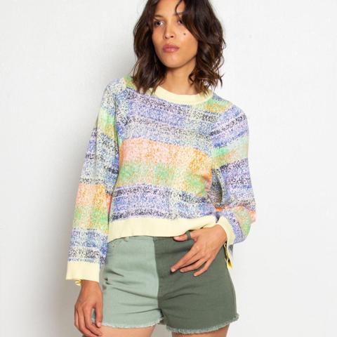 Henrik Vibskov Kaolin Knit Blouse Summer Checks Sweater Multicolor size Medium

100% cotton
Stunning Crewneck
Soft