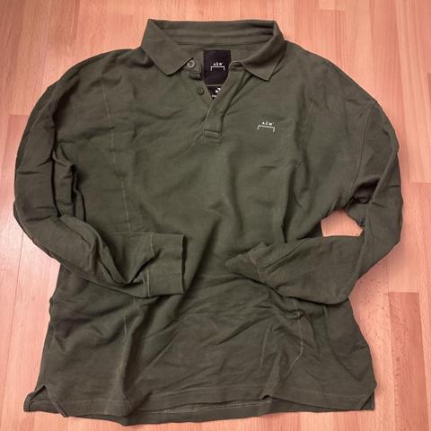ACW x Converse green long sleeve polo shirt