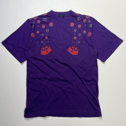 90s Koshin Satoh ARRSTON VOLAJU graphic t-shirt - purple
condition: B+
size: Medium

Rare japanese designer from the 80s-90s.

Similar to : comme des garcons, yohji yamamoto, issey miyake, vetements, balenciaga, walter van beirendonck, raf simons, lgb, ifsixwasnine, undercover