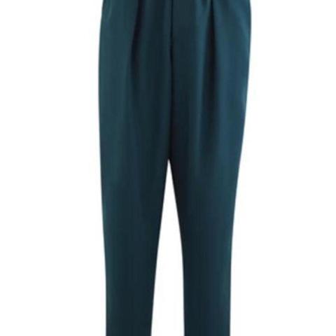 marni blue tropical wool pants