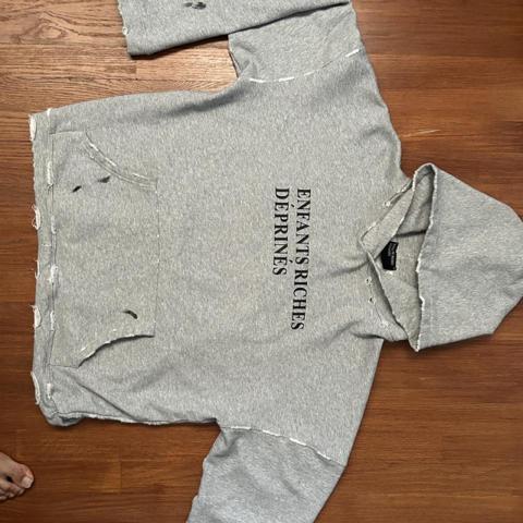 Grey ERD hoodie l,brand new fits like a medium or large