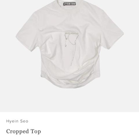 HYEIN SEO FW19 “Save Yourself” Crop Top🩶

White fitted crop top with ruched sides, rhinestone “Save Yourself” graphic & silver chain detail. 

- repop, I’m sad but the fit was a bit too small for me :( 
- Size: S 

Pre-owned, good condition.

#HyeinSeo #ArchiveFashion #DesignerStreetwear #Y2K #Koreanfashion