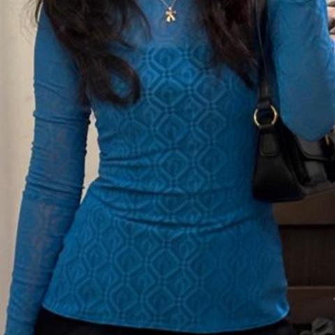 Marine Serre SSENSE exclusive blue long sleeve top
-
Worn once!! Open to reasonable offers! Retail is $200+