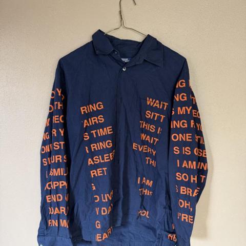 Junya 2002 Poem longsleeve  size M #watanabe #textprint