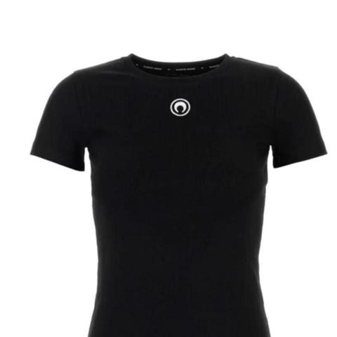Marine Serre black moon logo t-shirt