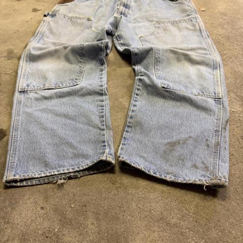 Y2K Baggy Faded Blue Denim Carpenter Jeans
 #carpenter