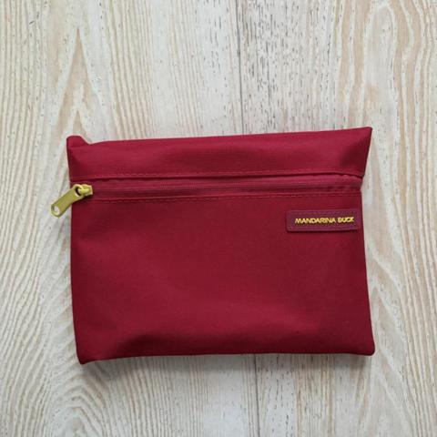 Mandarina Duck red pouch #luxury #pouches