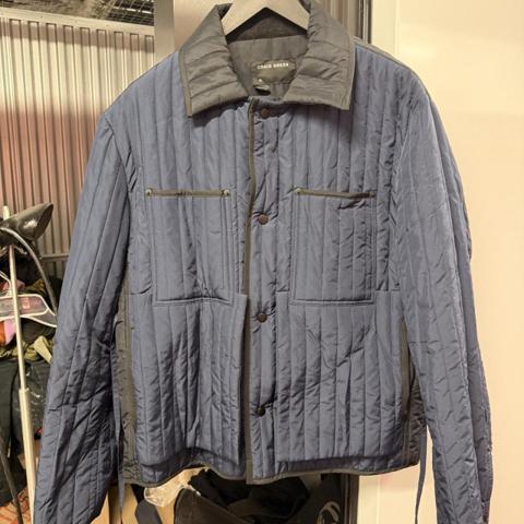 Craig Green quilted work jacket blue and black Size XL #puffer #winterwear