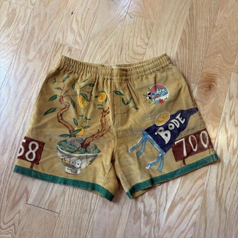 bode hand painted lemon tree senior cord shorts

gently used, size medium

#bode