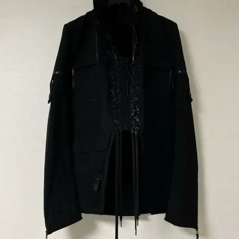 2004SS Dior HOMME STRIP NAPOLEON JACKET