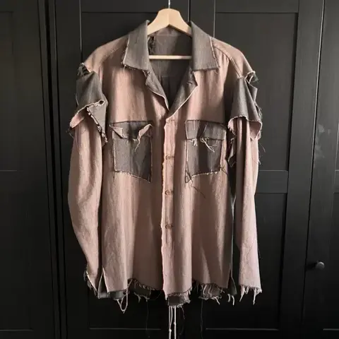 Sulvam cut off shirt