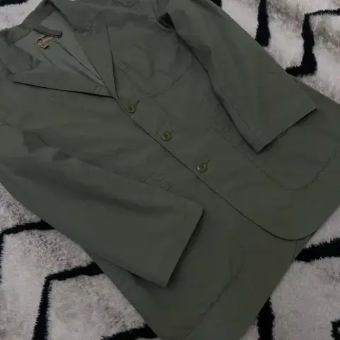 [48]나이젤카본 코튼 립스탑 피크 블레이저/카키올리브