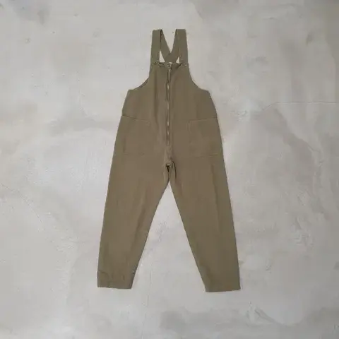 KAPTAIN SUNSHINE 카키 오버롤 팬츠