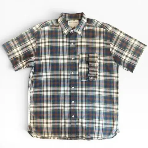 GENERAL RESEARCH Parasite Madras Check Shirt, L