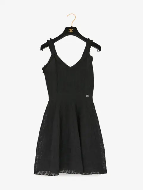 Robe du soir Chanel dentelle noire