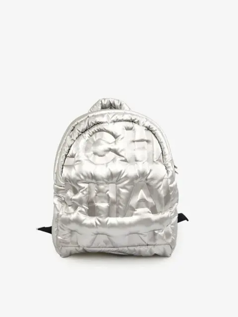 Sac à dos Chanel argent collection Espace Aérien Chanel