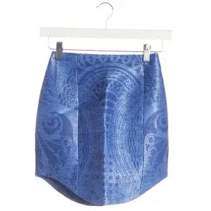 Rock von Balmain in Blau Gr. 34 FR 36