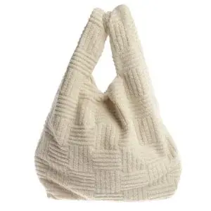 Shopper von Bottega Veneta in Cream