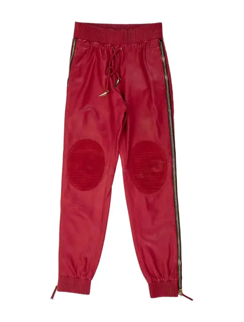 Giuseppe Zanotti Leather Skinny Leg Pants