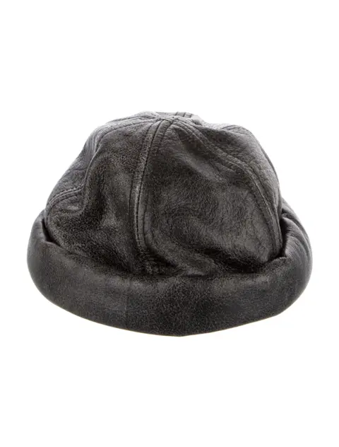 Junya Watanabe Comme des Garçons Leather Embroidered Hat