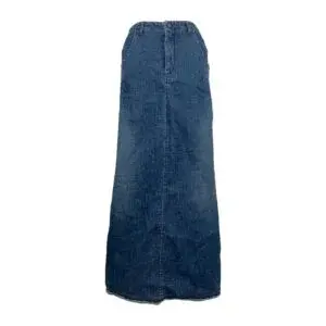 Marithe François Girbaud S/S2002 Distressed Back Maxi Skirt