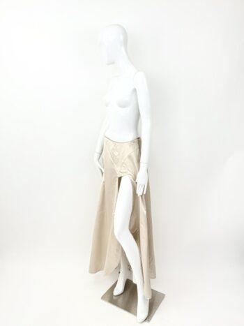 Vivienne Westwood Thigh-High Split Satin Skirt